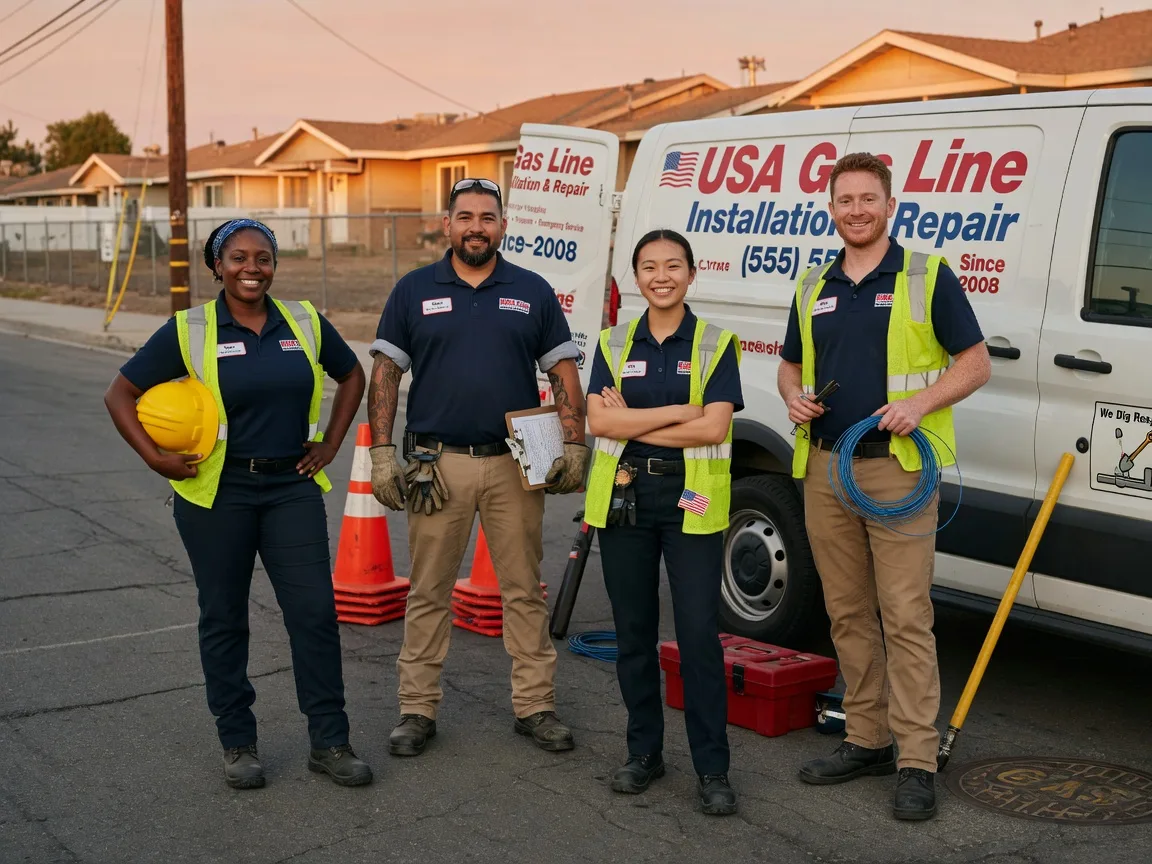 Gas Line Installation company in South Sterling, PA